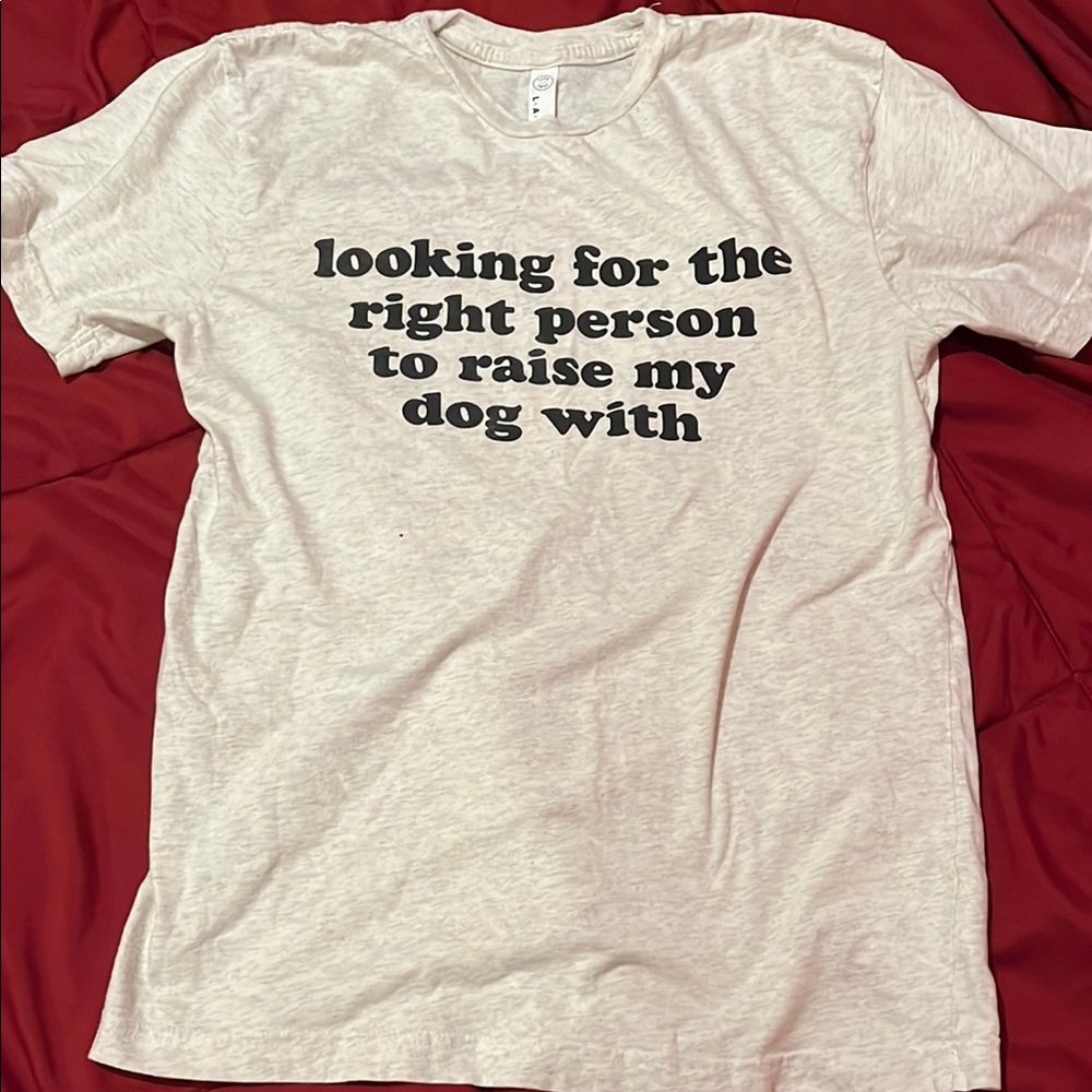 Cream Dog Lover T-Shirt